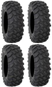 Full set of System 3 XTR 370 (8ply) Radial 27x9-14 and 27x11-14 ATV Tires (4)
