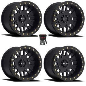 Method 406 Beadlock 15x10 Wide Wheels Black Can-Am Maverick X3 / Honda Pioneer 1000