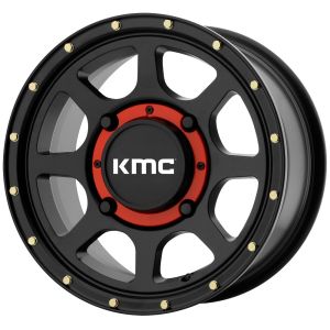 KMC KS134 Addict 2 14x7 ATV/UTV Wheel - Satin Black (4/137) +10mm