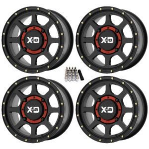 KMC XS134 Addict 2 UTV Wheels/Rims (+38mm) Black 14