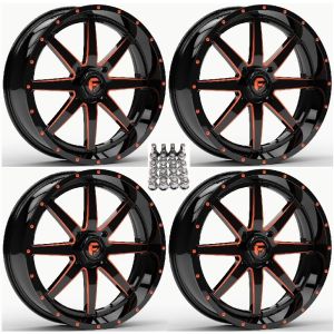 Fuel Maverick ATV Wheels Orange/Black 18