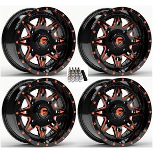 Fuel Lethal UTV Wheels Orange/Black 15