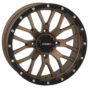 System 3 ST-3 18x7 ATV/UTV Wheel - Bronze (4/156) 4+3 [18S3-1256]