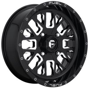 Fuel Stroke 18x7 ATV/UTV Wheel - Gloss Black (4/137) 4+3 [D6111870A644]