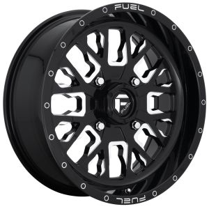 Fuel Stroke 18x7 ATV/UTV Wheel - Gloss Black (4/156) 4+3 [D6111870A544]