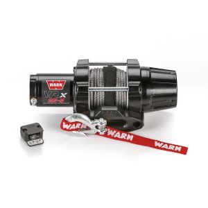 Warn Winch 2500 Synthetic VRX 25 Kit [Includes Heavy Duty Winch Saver]