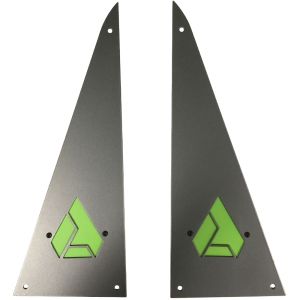 Assault Industries Striker B-Pillar Panel Kit - Silver/Green Textron Wildcat XX