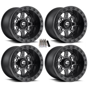 Fuel Maverick Beadlock UTV Wheels Milled (5+2) 15