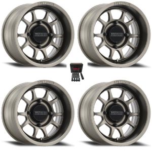 Method 409 15x10 Wide Wheels Grey (5+5) Can-Am Maverick X3 / Honda Pioneer 1000