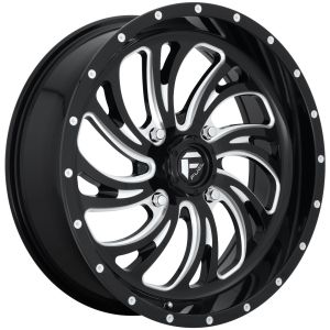 Fuel Kompressor 24x7 ATV/UTV Wheel - Gloss Black (4/137) 4+3 [D6412470A644]