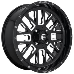 Fuel Stroke 22x7 ATV/UTV Wheel - Gloss Black (4/137) 4+3