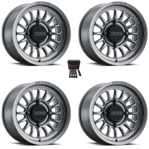 Method 411 15x10 Wide Wheels Titanium (6+4) Polaris RZR 1000 XP / Ranger XP 900/1000