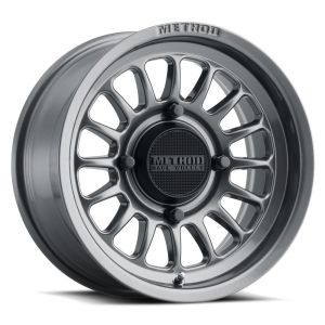 Method 411 15x10 Wide ATV/UTV Wheel - Titanium (4/156) 6+4