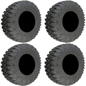 Full Set of MRT Race Sticky (8ply) Radial ATV Tires [33x10-15] (4)