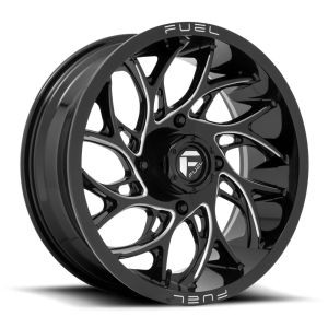 Fuel Runner 18x7 ATV/UTV Wheel - Gloss Black/Milled (4/156) 4+3