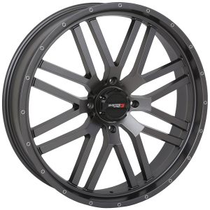 System 3 ST-3 24x6.5 ATV/UTV Wheel - Gunmetal (4/156) 4+2.5 [24S3-1556]