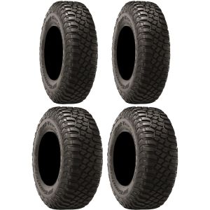 Full set of BFGoodrich T/A KM3 (8ply) Radial 27x9-14 and 27x11-14 ATV Tires (4)