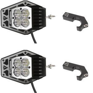 Assault Industries Nighthawk LED Side Mirrors (Pair) w/ Pro-Fit Cage Clamps