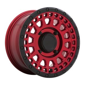 Black Rhino Parker 14x7 ATV/UTV Wheel - Candy Red (4/137) +36mm