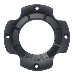 Fuel Block Replacement Center Wheel Cap Ring - Satin Black