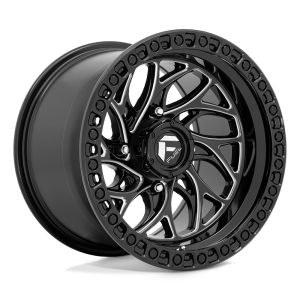 Fuel Runner 15x7 ATV/UTV Wheel - Gloss Black/Milled (4/156) +10mm