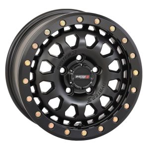 System 3 SB-6 Beadlock 15x7 ATV/UTV Wheel - Matte Black (5x4.5) 6+1 [15S3-6545]