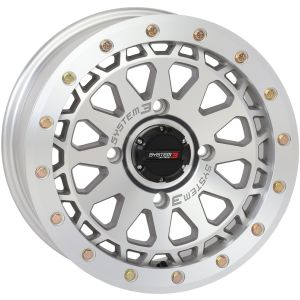 System 3 SB-6 Beadlock 15x7 ATV/UTV Wheel - Machined (4/156) 6+1 [15S3-6857]