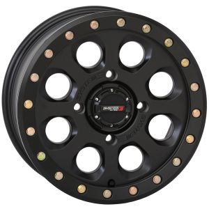 System 3 SB-7 Beadlock 14x7 ATV/UTV Wheel - Matte Black (4/137) 4+3 [14S3-7536]