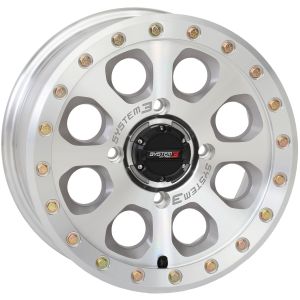 System 3 SB-7 Beadlock 15x7 ATV/UTV Wheel - Machined (4/156) 5+2 [15S3-7856]