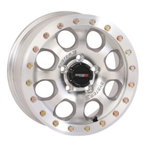 System 3 SB-7 Beadlock 15x10 Wide UTV Wheel - Machined (5x4.5) 5+5 [15S3-78451]