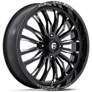 Fuel ARC 24x7 ATV/UTV Wheel - Gloss Black/Milled (4/137) +13mm [D8212470A644]