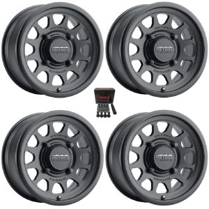 Method 414 15x10 Wide Wheels Black Can-Am Maverick X3 / Honda Pioneer 1000