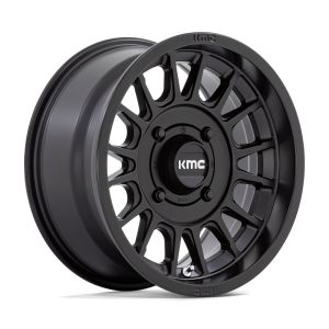KMC KS138 Impact 15x7 ATV/UTV Wheel - Satin Black (4/137) +10mm