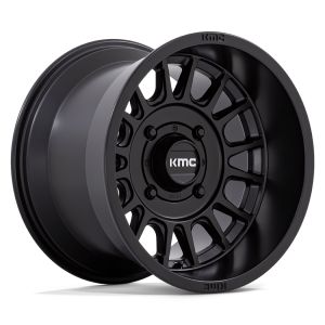KMC KS138 Impact 15x10 Wide ATV/UTV Wheel - Satin Black (4/137) +0mm