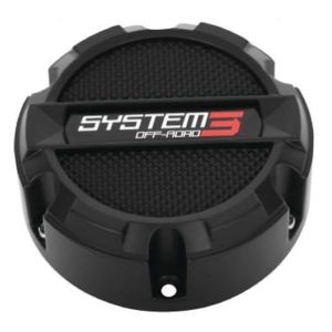System 3 ST-4/SB-4/ST-5/SB-5 Center Wheel Cap - Matte Black [CAPS3-140]