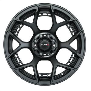 MadJax Flow Form Evolution 15x7 Golf Cart Wheel - Matte Black (3+4) [19-262]