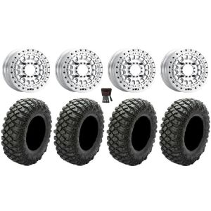 MetalFX Hitman Beadlock 15x6 Wheels Raw 28