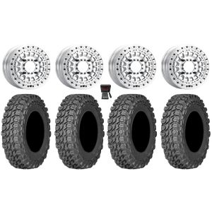 MetalFX Hitman Beadlock 15x6 Wheels Raw 32