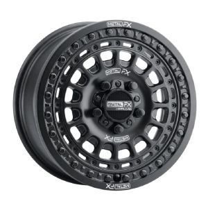 MetalFX Hitman R Beadlock 15x7 ATV/UTV Wheel - Satin Black 5x4.5 +61mm [78120]