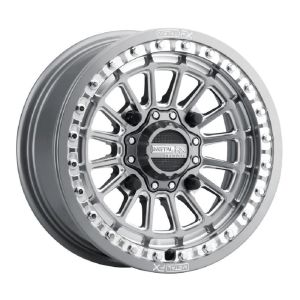 MetalFX Delta Bdlk Contrast Cut 15x7 UTV Wheel - Gunmetal 4/137 +25mm [78302]