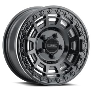 Method 415 Beadlock Black UTV Wheel 15x10 Wide 5x4.5 - +25mm [MR415510121064B]