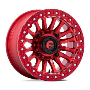 Fuel Rincon Beadlock 15x7 UTV Wheel - Candy Red (4/137) +10mm [FV125QX15704810]