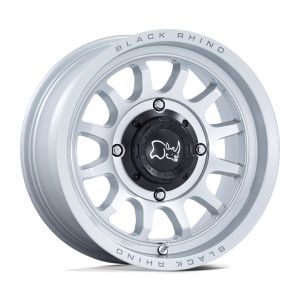 Black Rhino Rapid 14x7 ATV/UTV Wheel - Silver/Machined (4/110) +10mm