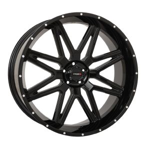 System 3 ST-7 24x9 UTV Wheel - Gloss Black (5x4.5) 5+4 [24S3-7155]