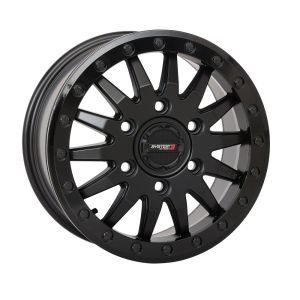 System 3 SB-8 Beadlock 15x7 UTV Wheel - Matte Black (6x5.5) +68mm [15S3-8566]