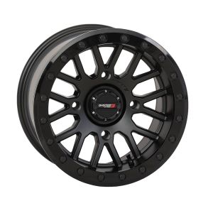 System 3 SB-9 Beadlock 15x9 ATV/UTV Wheel - Matte Black (4/156) 5+4 [15S3-9556]