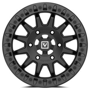 Valor V09 Beadlock 15x7 UTV Wheel - Satin Black (6x5.5) +40mm [V09-1570P4006SB]