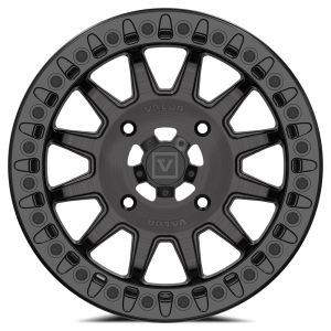 Valor V09 Beadlock 15x7 UTV Wheel-Brushed Charcoal (4/156)+40mm[V09-1570P4056BC]