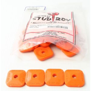 Stud Boy Orange Super-Lite Plus Single Backers - 24 Pack