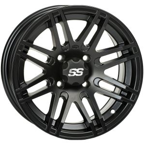 ITP SS316 Matte Black ATV Wheel Rear 12x7 4/110 (2+5) [12SB901]